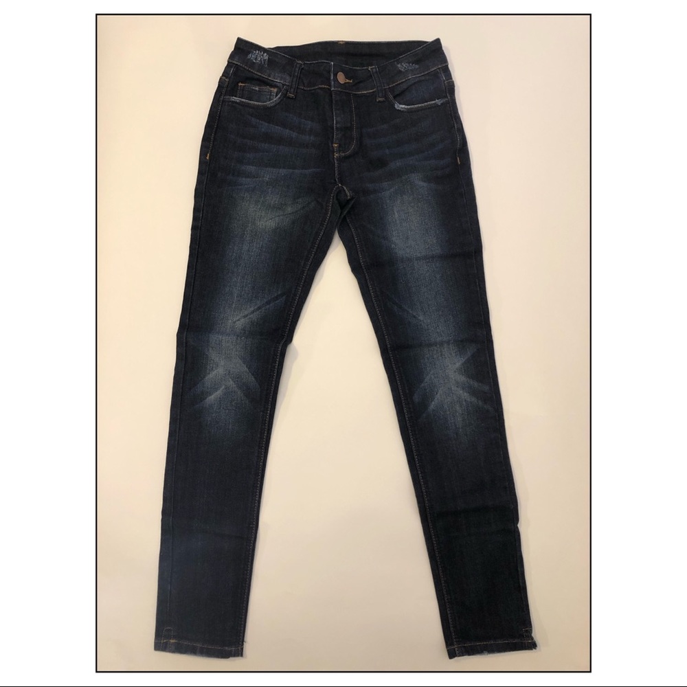 $60 LITZ WOMENS BLUE DENIM JEANS PANTS SIZE 25.